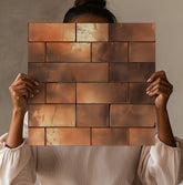 Vibrant Brushed Copper Metallic